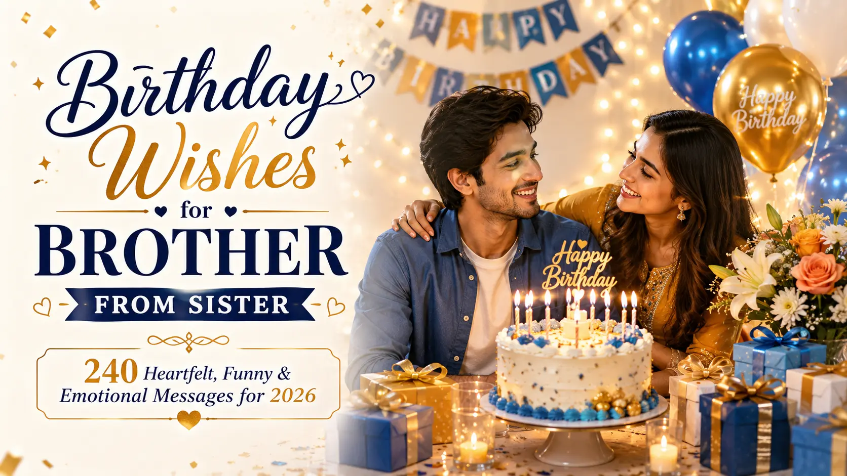 birthday wishes for brother from sister