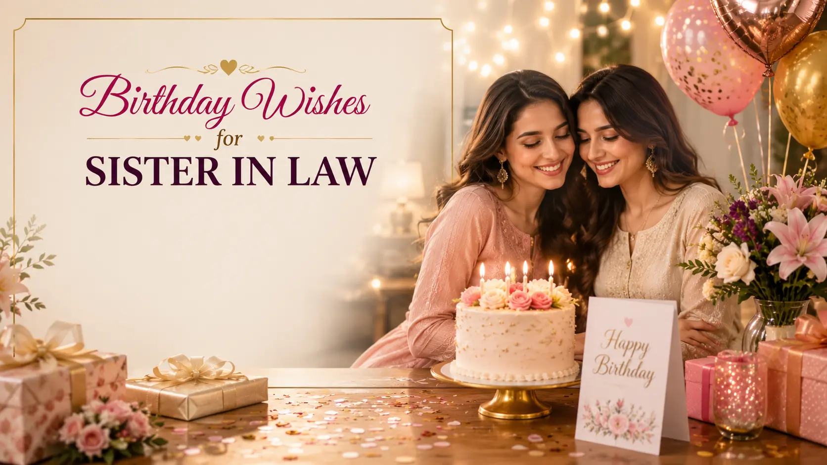birthday wishes for sister in law
