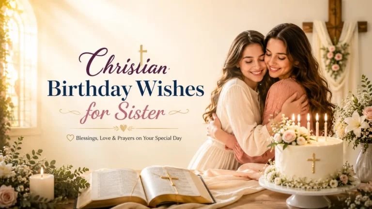 christian birthday wishes for sister