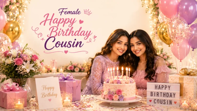 female happy birthday cousin