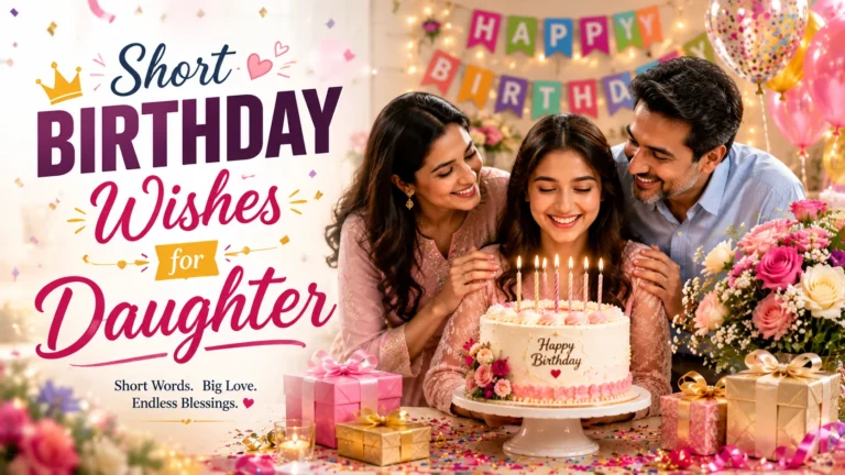 short birthday wishes for daughter