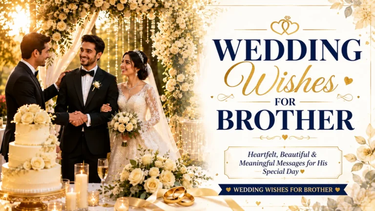 wedding wishes for brother