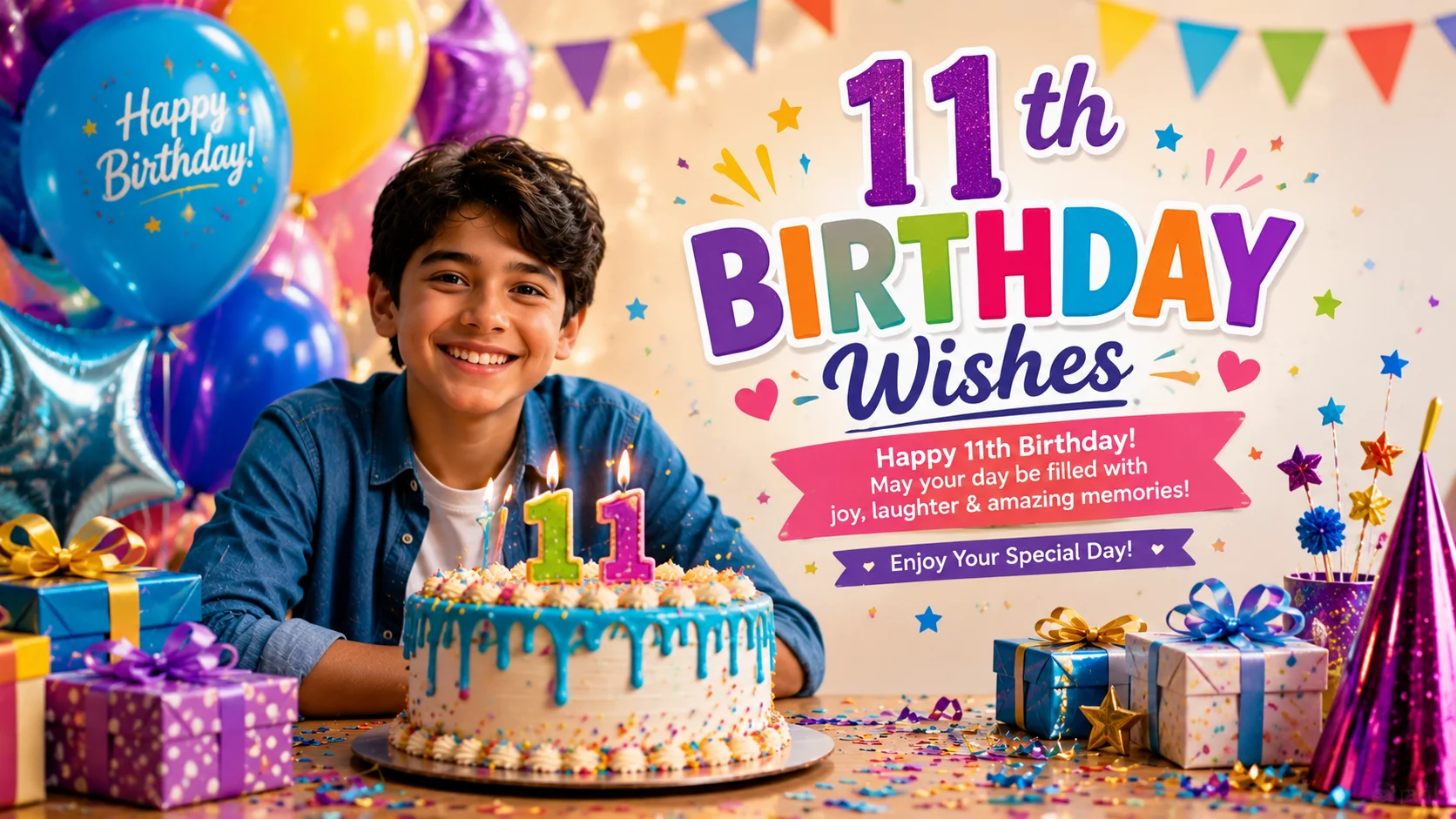 11th birthday wishes