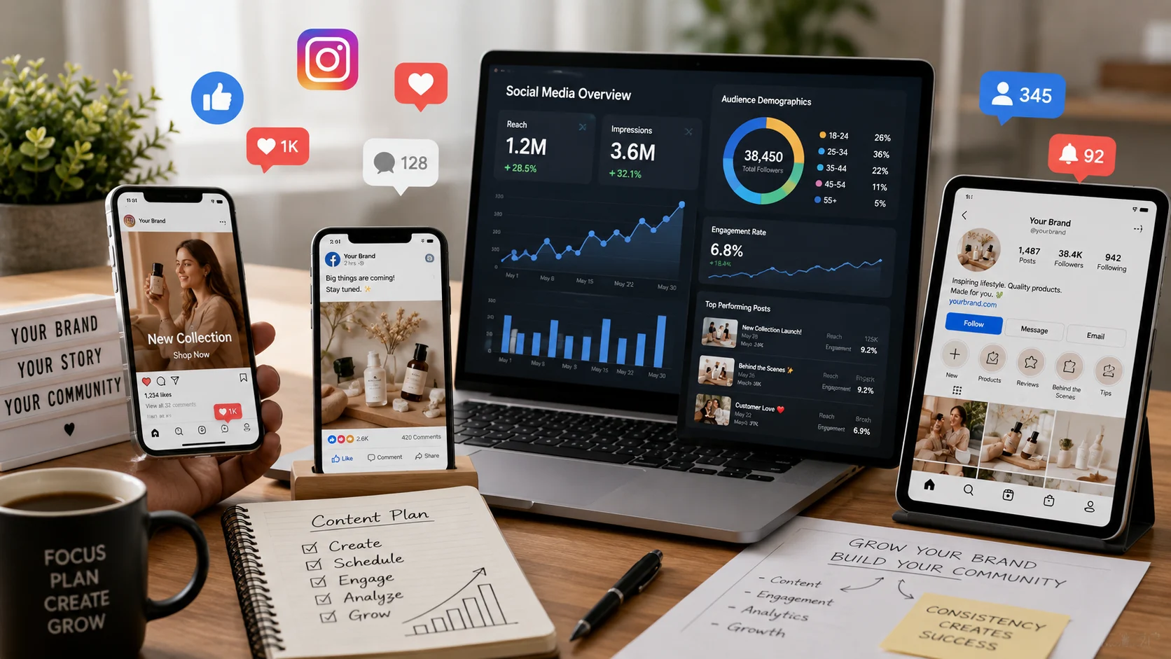 an appropriate social media goal for a business that wishes to raise its public profile is