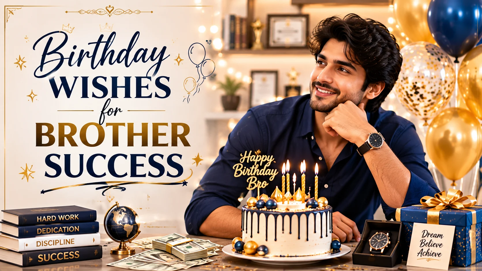 birthday wishes for brother success