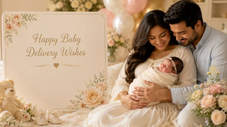 happy baby delivery