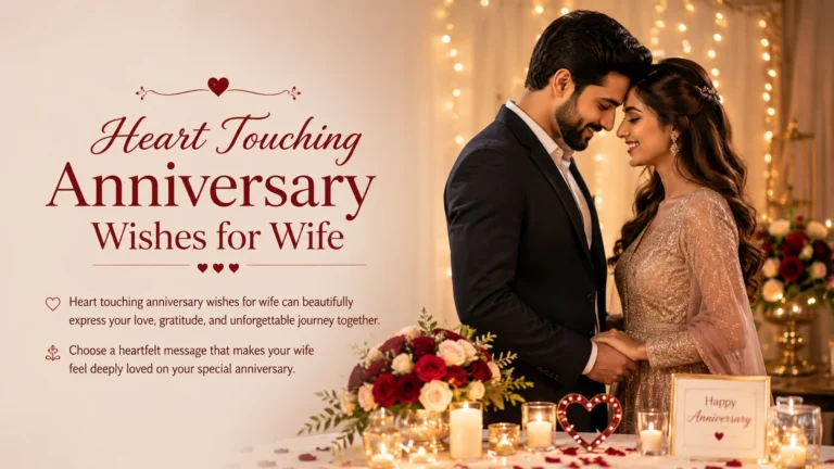 heart touching anniversary wishes for wife