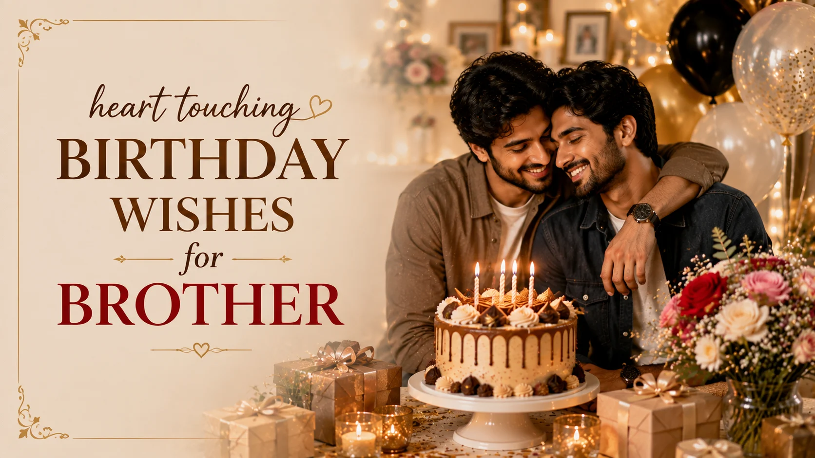 heart touching birthday wishes for brother