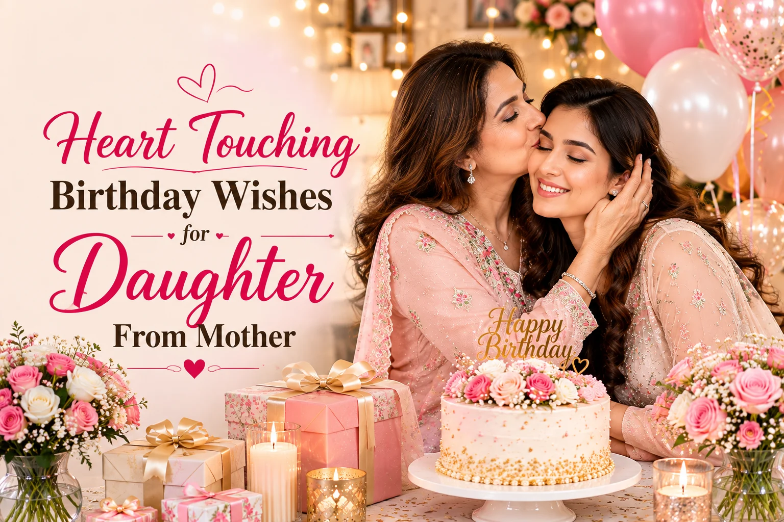 heart touching birthday wishes for daughter from mother