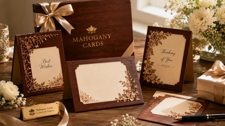 mahogany cards