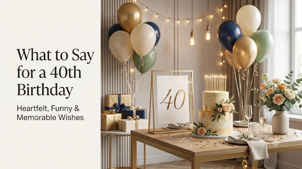 what to say for a 40th birthday