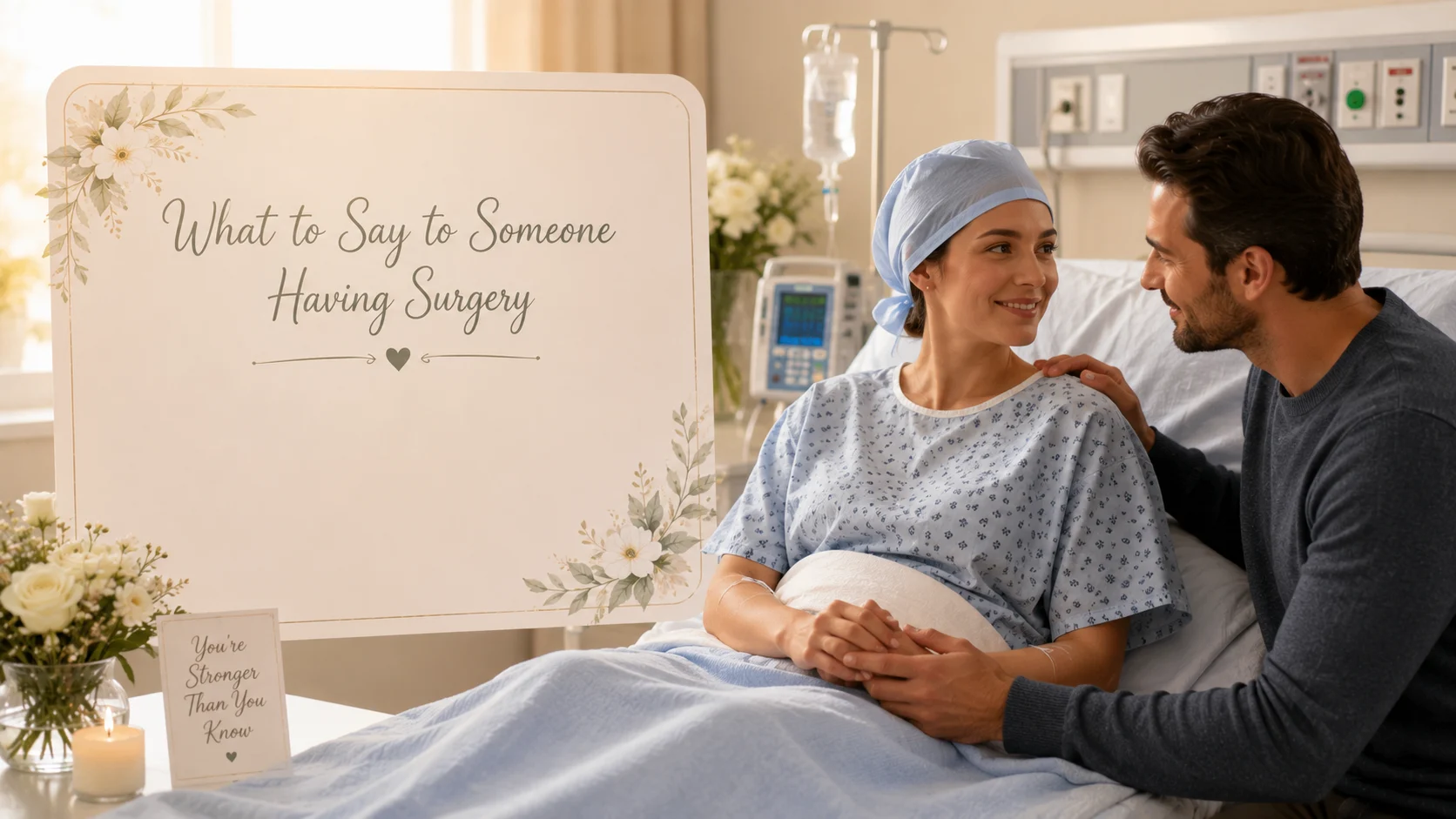 what to say to someone having surgery