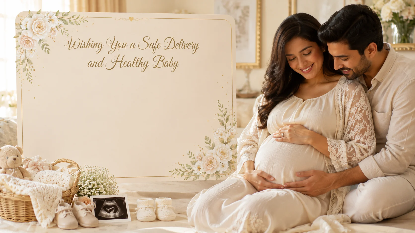 wishing you a safe delivery and healthy baby